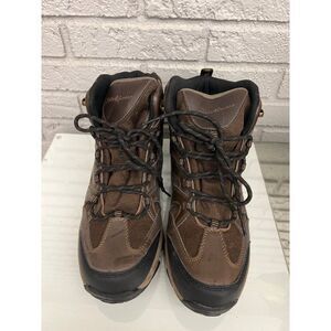 Eddie Bauer Fairmont Men Brown Waterproof Hiking Boots Size 11